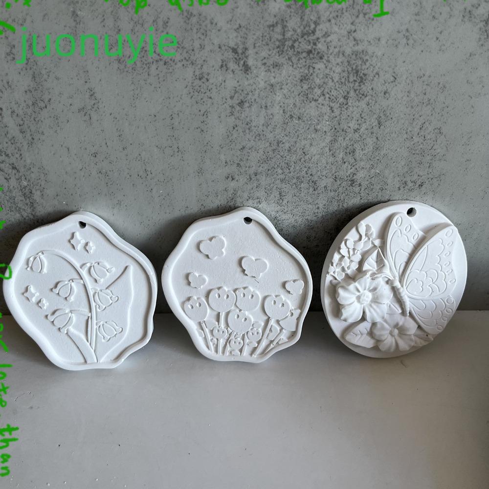 JUONUYIE Resin Mould, DIY Flower/Butterfly Flower Silicone Wax Tablets Molds Plaster
