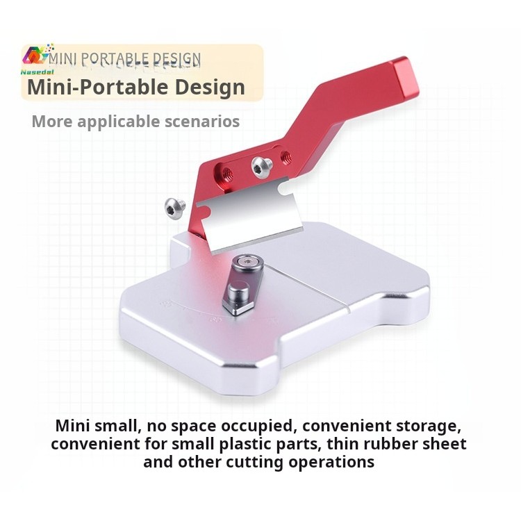 Ustar UA-9605 All-Metal Mini สถานีตัดพับแบบพกพาเครื่องตัดหลายมุมสําหรับแผ่นพลาสติกแท่งรอบ Sticks สําหรับกันดั้มทหารรุ่น Handcraft คุณภาพสูงชุดเครื่องมือ