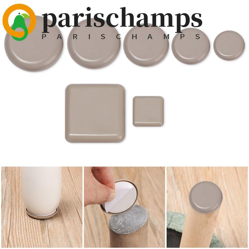 Parischamps แผ่นรองเลื่อนขาเฟอร์นิเจอร์กันลื่นอุปกรณ์เก้าอี้เคลื่อนที่ฐานโต๊ะบ้านตัวป้องกันพื้นโซฟา