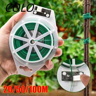COLO 1 ชิ้น Garden Twist Ties,มัลติฟังก์ชั่ 20/30/50/100M Pl…