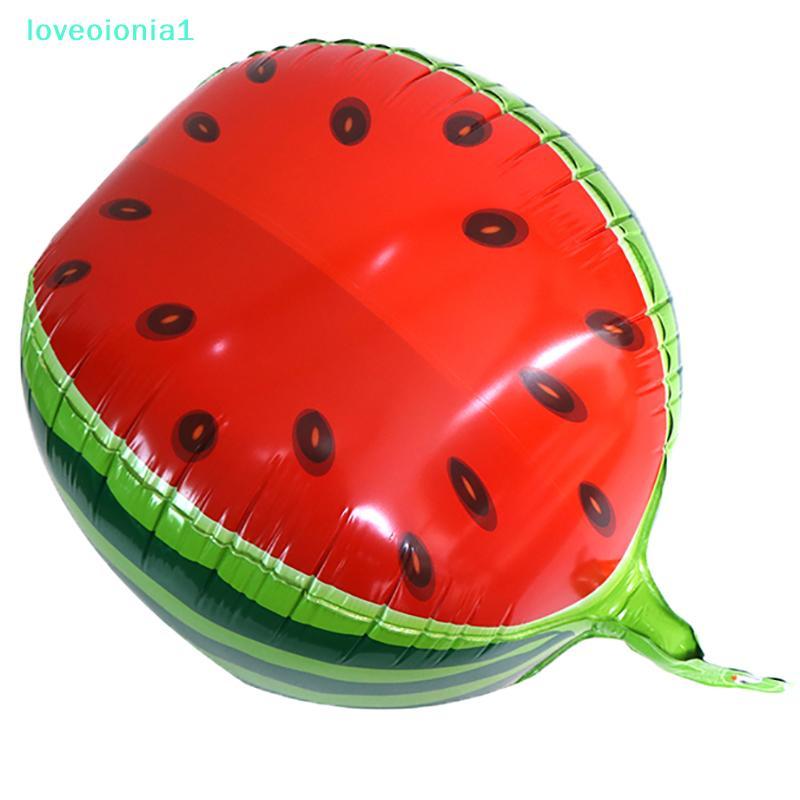 loveoionia1 1 PC 22 นิ้ว 4D แตงโมบอลลูนวันเกิดงานแต่งงาน Photo Props ของเล่นอาบน้ําเด็ก IA