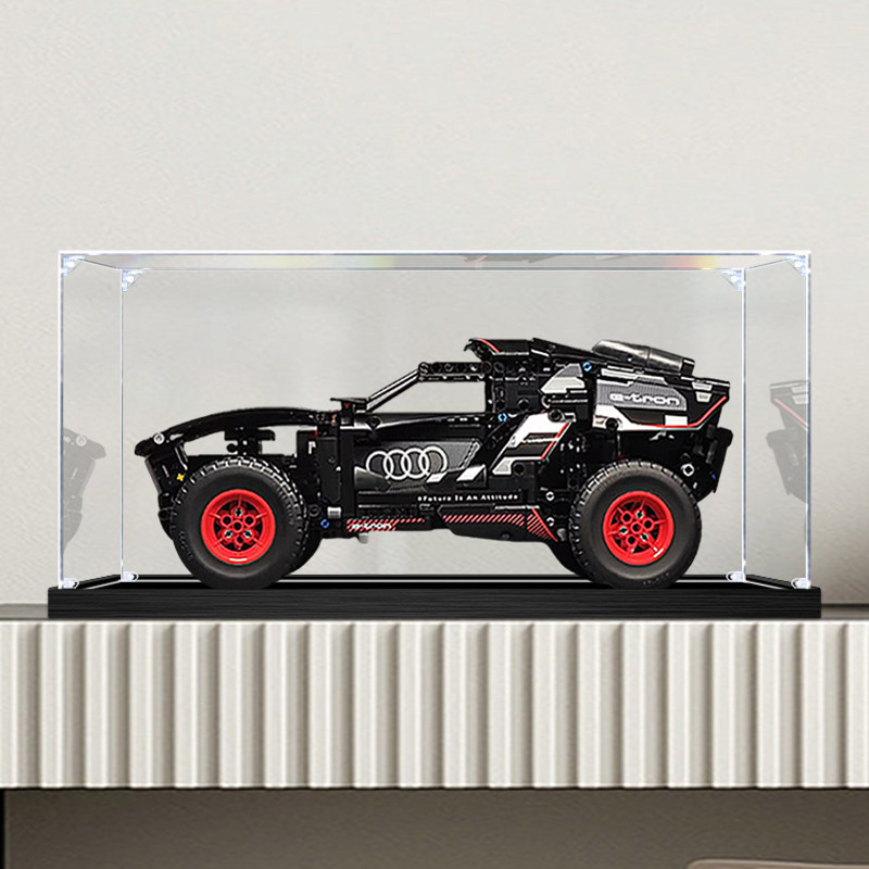 Saiz Custom Kotak Paparan Akrilik กล่องแสดงอะคริลิค 定制尺寸สําหรับ Lego 42160 Audi RS Q e-tron