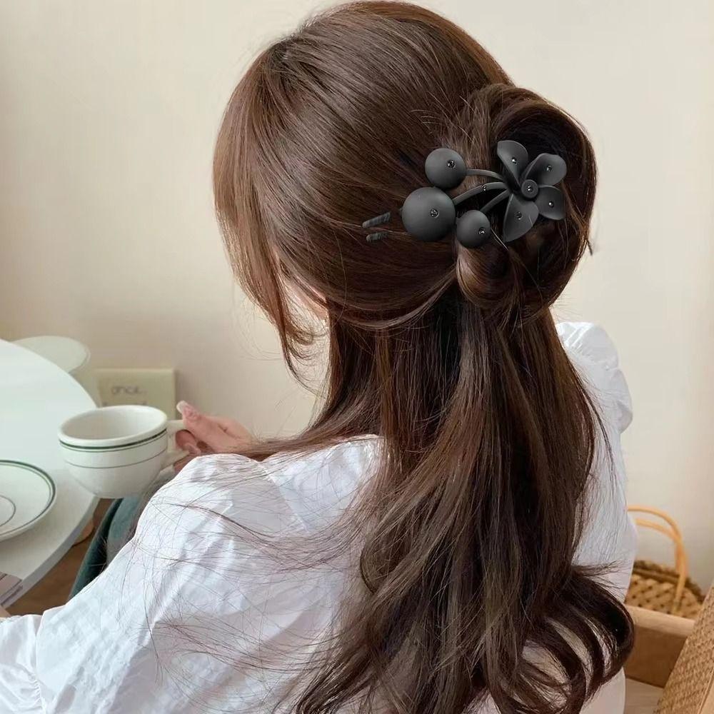Great Rhinestone Flower Hairpins สำหรับเด็กผู้หญิง กิ๊บติดผมลายดอกไม้ พร้อมฝ้ากันลื่น .ACCESSORIES FASHION ราคา ถูกที่สุด ดีลบีเคเค แกลเลอรีภาพที่ 5