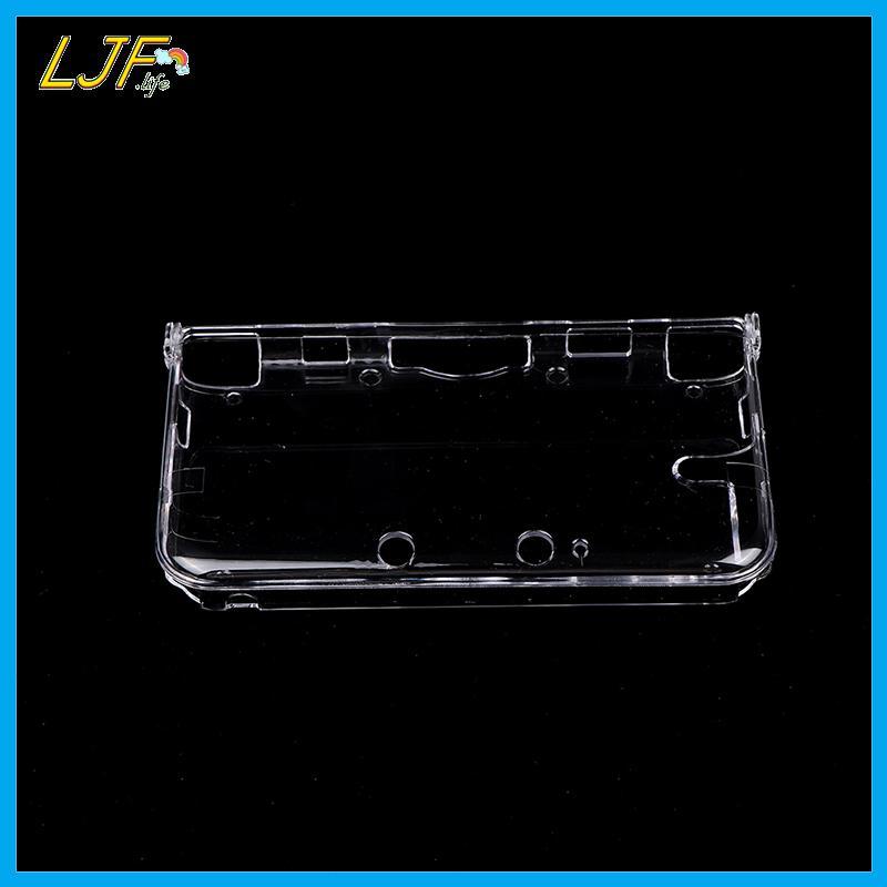 LJF Clear Crystal Cover Hard Shell Case สําหรับ Nintendo 3DS XL LL N3DS 3DS LL