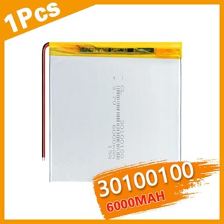 3.7V 6000mAH 30100100 แบตเตอรี่ลิเธียมไอออนโพลีเมอร์ / Li-Io…