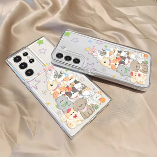 เคสโทรศัพท์กันกระแทกแบบใส For Samsung A57 A07 A56 A17 A37 A36 A05S A22 A55 A26 A06 A50 A73 A35 A72 A15 A25 S26 S25 Ultra