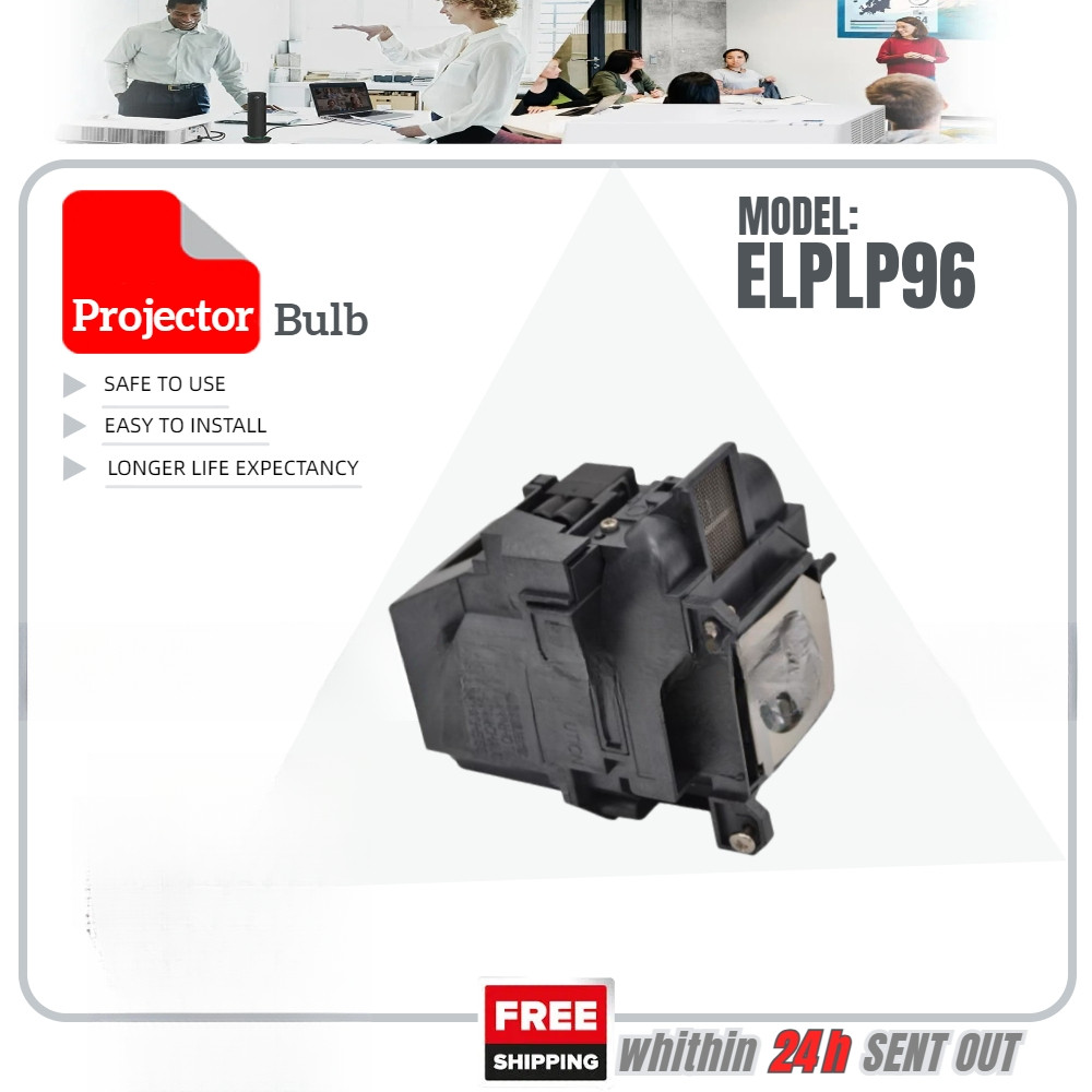 คุณภาพสูง ELPLP96 โปรเจคเตอร์หลอดไฟสําหรับ EPSON EB-X41 EB-X05 EB-W41/42 EB-U05 EB-S41 EB-S05 EH-TW6