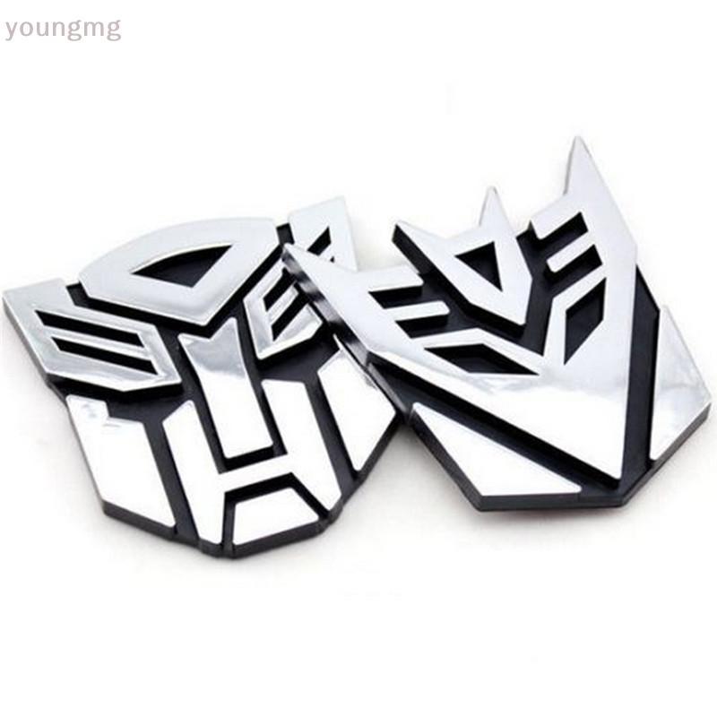 [YG] 3D Logo Protector Autobot Transformers Emblem Badge Graphics Decal Car Stier TH