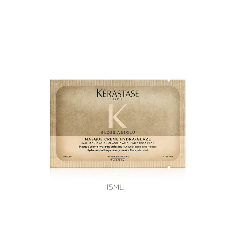 [สำหรับสมนาคุณ งดจำหน่าย] Kerastase Gloss Absolu Masque Crème Hydra-Glaze for Thick Hair Prone to Frizz 15ml