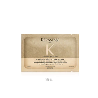 [สำหรับสมนาคุณ งดจำหน่าย] Kerastase Gloss Absolu Masque Crème Hydra-Glaze for Thick Hair Prone to Frizz 15ml
