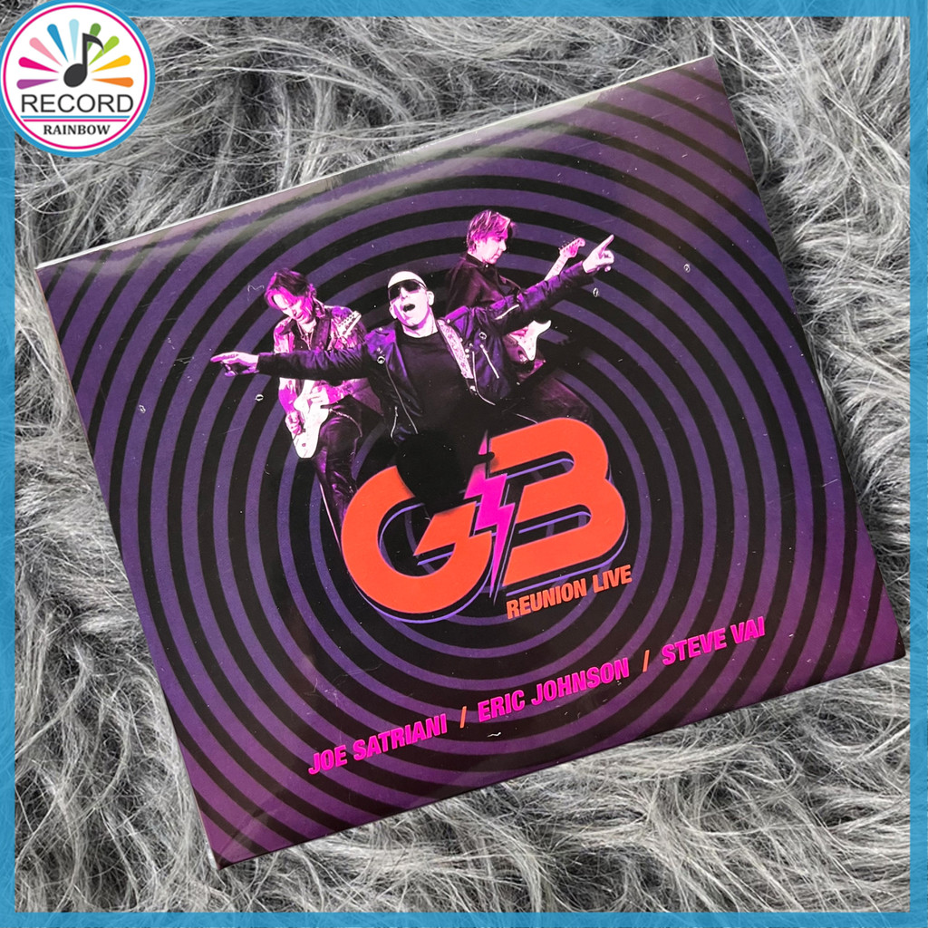 Original G3 Joe Satriani, Eric Johnson, Steve Vai - G3 Reunion Live 2CD Album [Sealed] Brand New