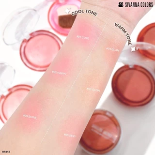HF312 Sivanna Colors Macaron Baked Blush บลัชออน