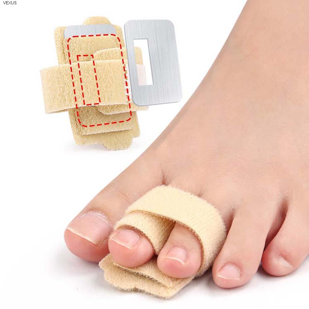 VEXUS Toe Splint Support, Straightening Joint Stabilizer Toe Fix Strap Protector, Dislocation Fracture Thumb การบาดเจ็บ Toe Care เครื่องมือแก้ไขเท้ารั้งโรคข้ออักเสบ