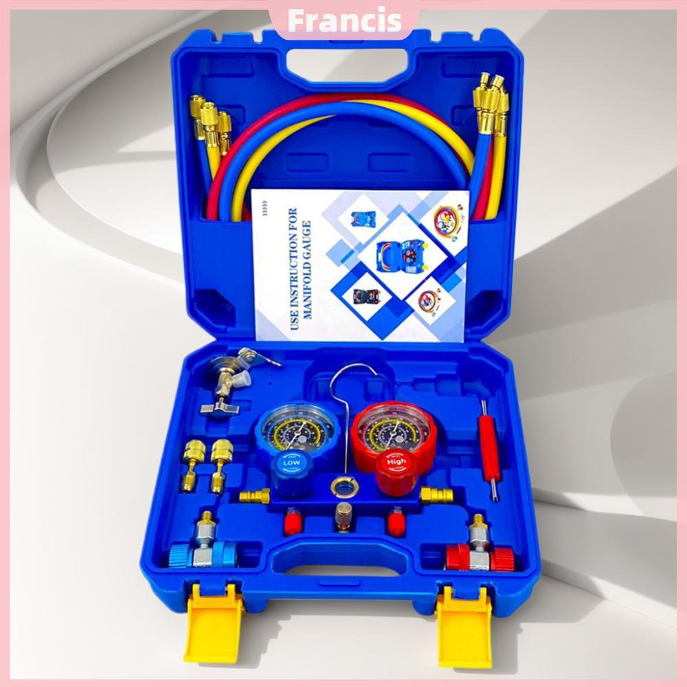 ⚡24ชม.⚡ 3 Way AC Manifold Gauge ชุด AC Diagnostic Manifold Gauge ชุดเครื่องปรับอากาศ Manifold Gauge 