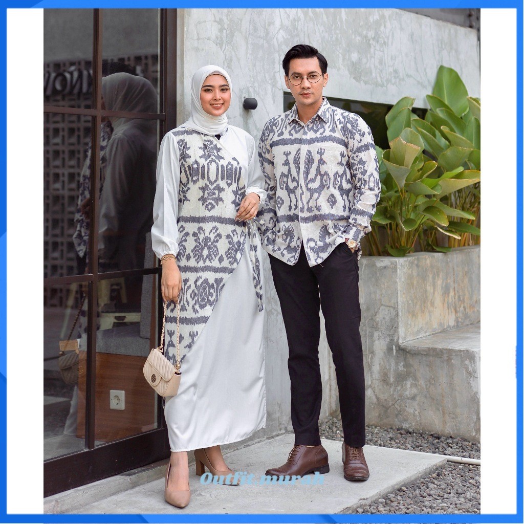 HAZNA WHITE - LATEST WOVEN COUPLE CLOTHES BY OUTFIT