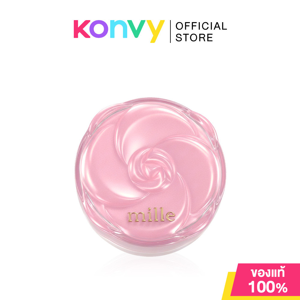 Mille Rose Peptide Loosed Powder 9.5g แป้งฝุ่นคุมมัน โปร่งแสง มิลเล่ เข้าได้กับทุกสีผิว ติดทนนาน.