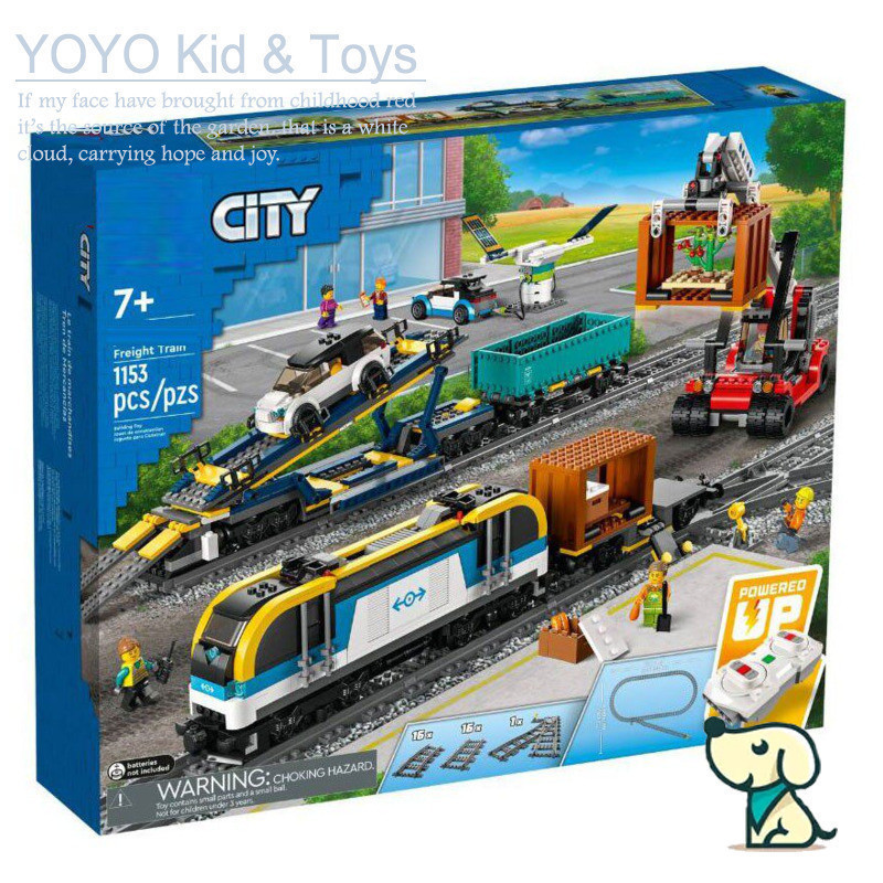 YOYO Hobby YZ9X ใช้งานร่วมกับ city 60336 Freight รถไฟ APP ไม่รวม ET8 EC2 Building blocks