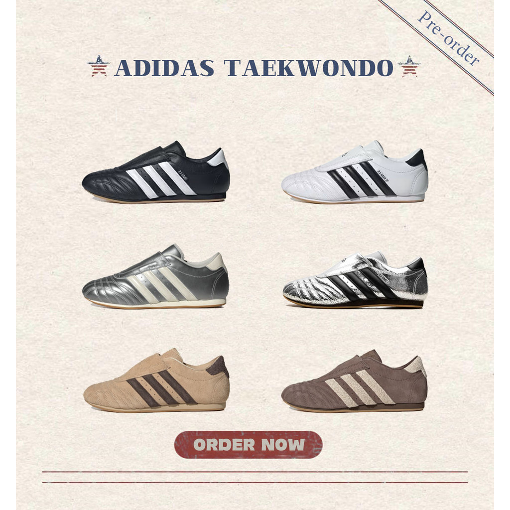 ☆pre-order☆ของแท้ 100% รองเท้า Adidas originals Taekwondo Unisex Sneakers JQ4775/JQ4774/JS4023 [พร้อ