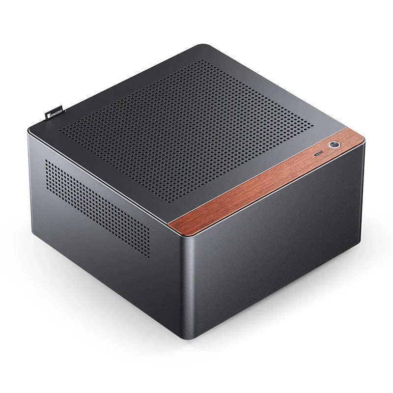 JONSBO NV10 แชสซี ITX MINI อลูมิเนียมเต็มรูปแบบสนับสนุน 1U FLEX แหล่งจ่ายไฟยืนหรือนอนคอมพิวเตอร์กรณี