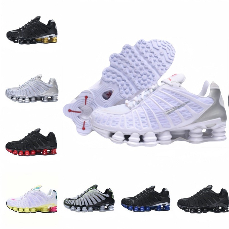 Putian ShoxTL-13 Air Cushion สถานีคอลัมน์ขนาดใหญ่ความสูงกันกระแทกกีฬาลําลองผู้ชายรองเท้าวิ่งเดี่ยว/H