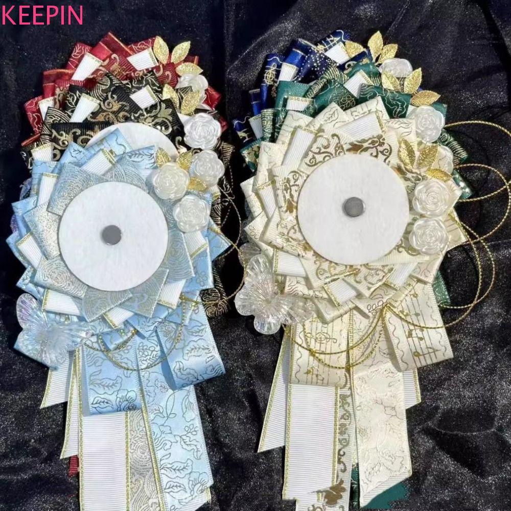 KEEPIN อะนิเมะผู้ถือป้าย,ดอกไม้น้ําหนักเบา Pins ฐานแสดง, Ita กระเป๋าเติมป้ายดอกไม้คอสเพลย์ตกแต่งพลาส