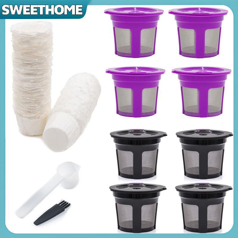 SWEETHOME กระดาษทิ้งกระดาษกรองกาแฟสําหรับ Keurig Reusable K ถ้วยสําหรับเครื่องชงกาแฟ Keurig Universa