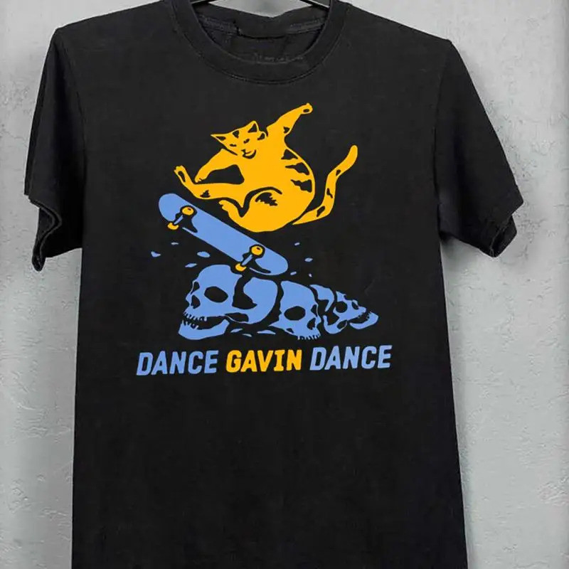 เสื้อยืด New Dance Gavin Band Cat Funny สำหรับแฟนๆ ทุกขนาดตั้งแต่ S ถึง 5XL