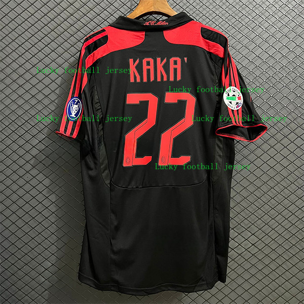 เสื้อฟุตบอล.AC.Milan.vintage.แบบเรโทร.สไตล์.Kaka