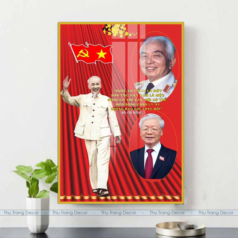 ภาพวาดเพชร "VIETNAMESE GREAT PERSONS" คุณภาพสูง 5D UV Printing