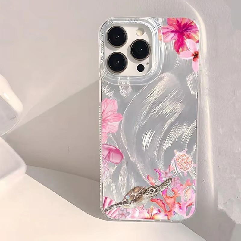 เส้นด้ายขนนกสีเงิน สวยมาก ส่งจากไทย โลกใต้น้ำลึก for iPhone 16 15 14 plus เคสไอโฟน 13 12 11 PRO MAX X XS MAX XR 7/8PLUS ราคา ถูกที่สุด ดีลบีเคเค แกลเลอรีภาพที่ 7