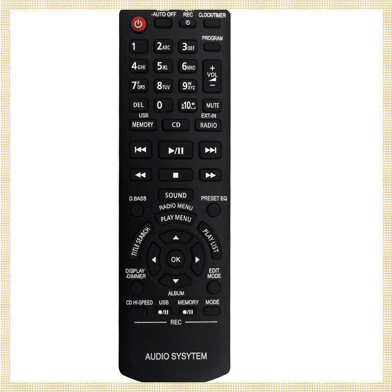 [1fnjablh.ph] N2QAYB000637 รีโมทคอนโทรลสําหรับระบบเสียง SA-AKX32PH-K SA-AKX32PN-K SA-AKX32PR-K SA-AK