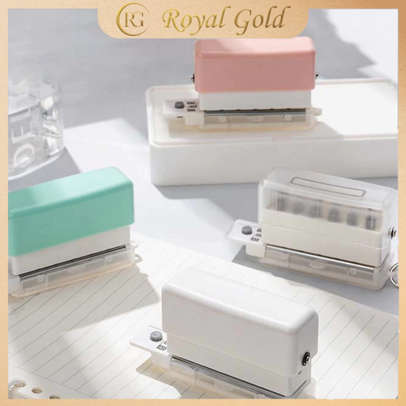 A4 A5 B5 6 หลุม Mini Paper Punch, Cute Motif Paper Punch - Qiqi Treasure