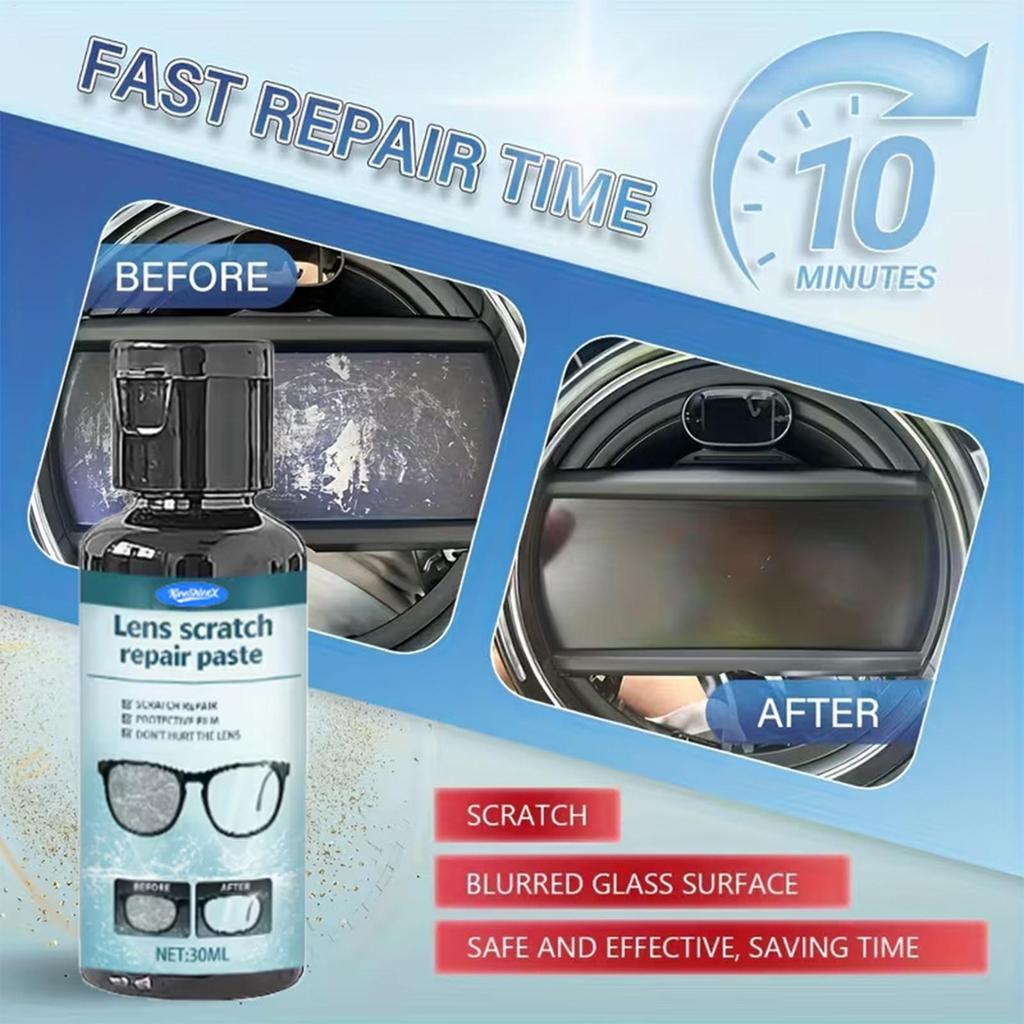 แว่นตา Scratch Remover สําหรับเลนส์แว่นตาป้องกันการบํารุงรักษาวางแว่นตา Scratch Remover วาง dadwenth