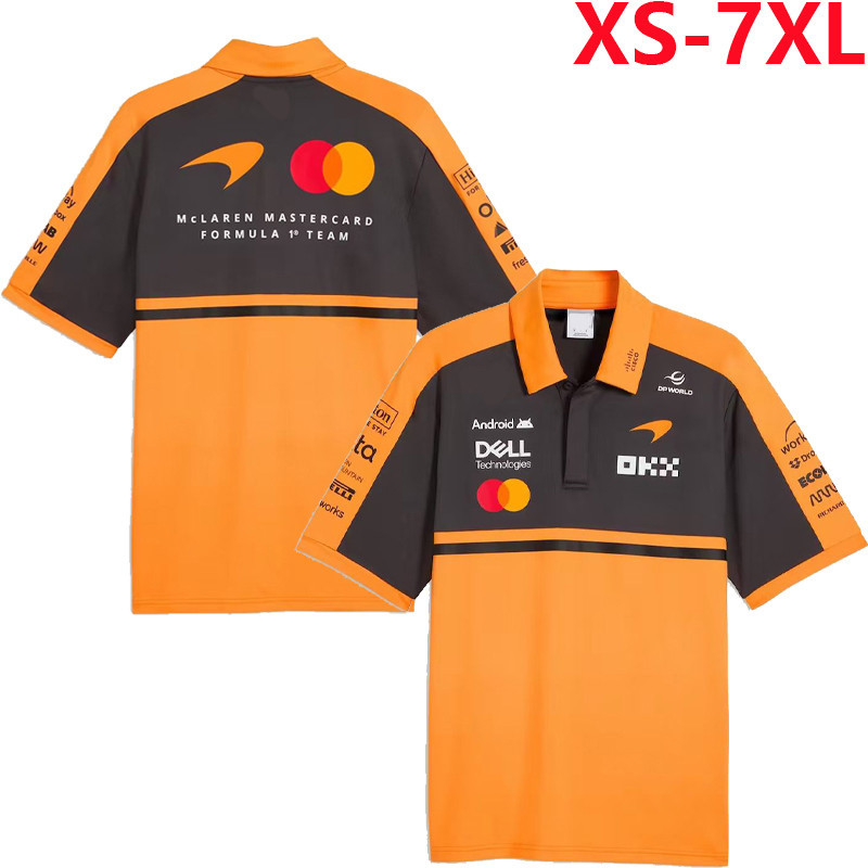 เสื้อโปโลแขนสั้น F1 McLaren Racing Team Unisex