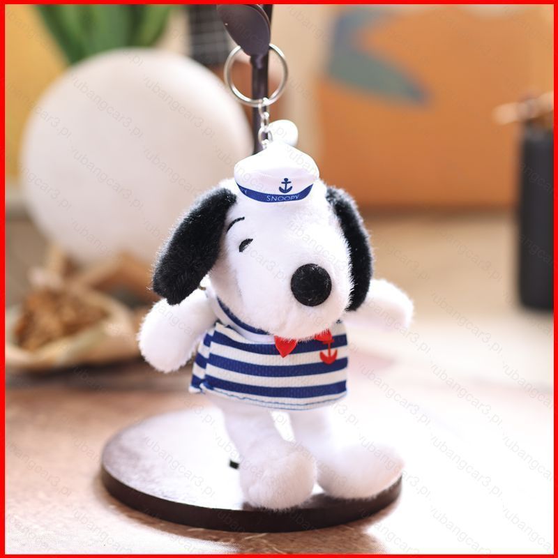 YB3 Snoopy จี้สุนัขกองทัพเรือน่ารัก ของเล่นตุ๊กตา จี้ห้อยกระเป๋าการ์ตูน พวงกุญแจจี้ ของขวัญสําหรับเด