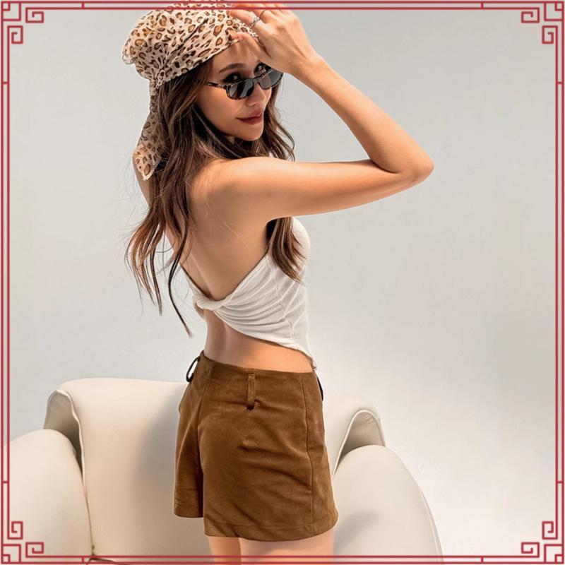 JARIN | JARIN SUEDE SHORT PANTS (ไม่รวมเข็มขัด)