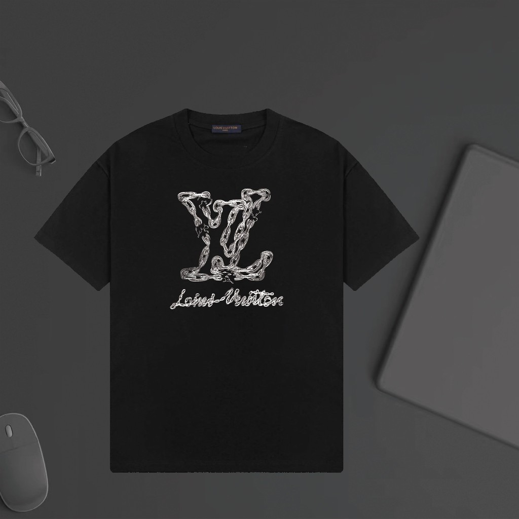 LO% UIS VU & ITTON/L @ V2026 Star คลาสสิกรอบคอแขนสั้นเสื้อยืดผู้ชายผู้หญิงที่มีสีสันผ้าฝ้ายแท้ Origi