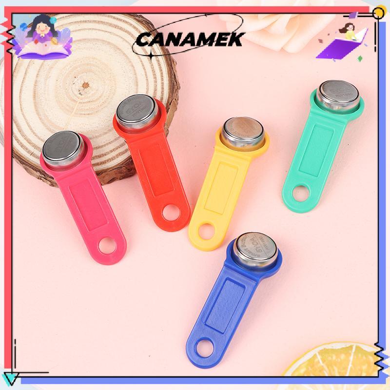 [CANAMEK] 1 PC พลาสติกเขียนซ้ําได้ RFID Touch Memory Key TM Card iButton Copy Card ซาวน่า Key สต็อกใ