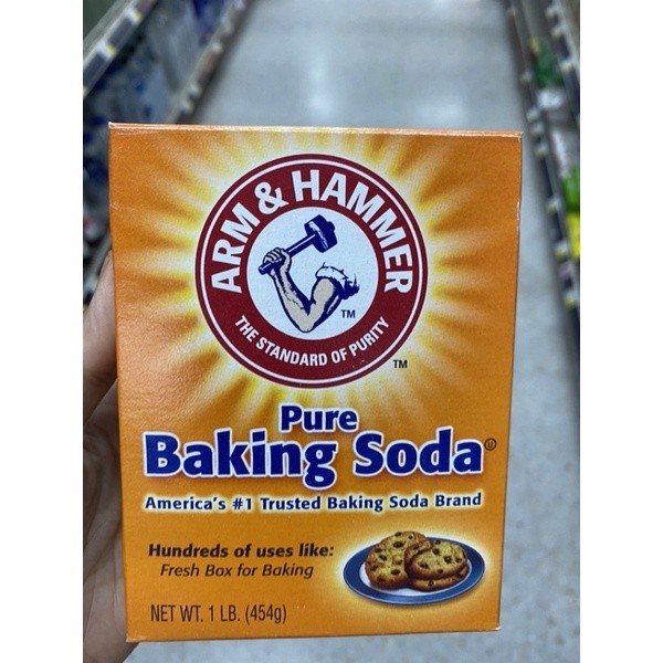 Pure Baking Soda 454 G. America #1 Trusted Baking Soda Brand ( Arm & Hammer )