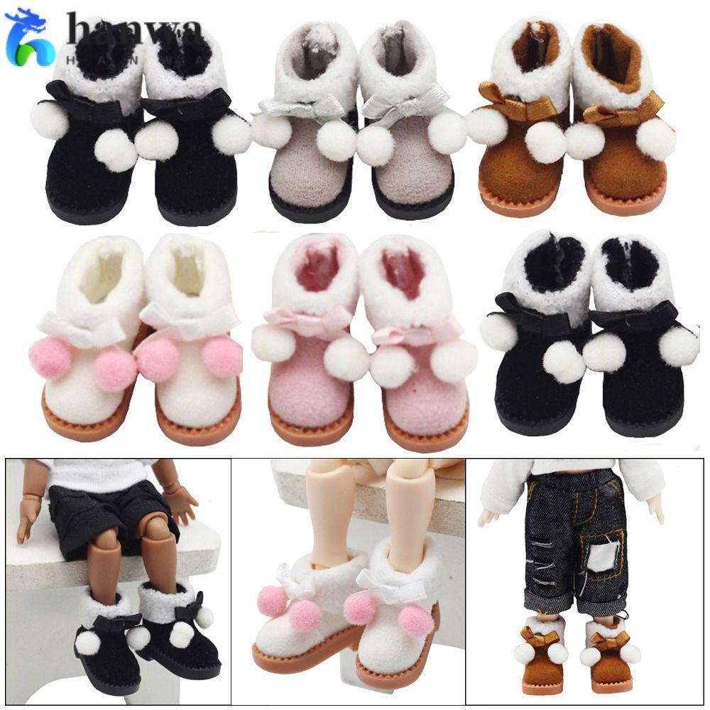 รองเท้าหนัง ฮันวา สําหรับ 1/11 อบ11 รองเท้าตุ๊กตา 5 สีน่ารัก