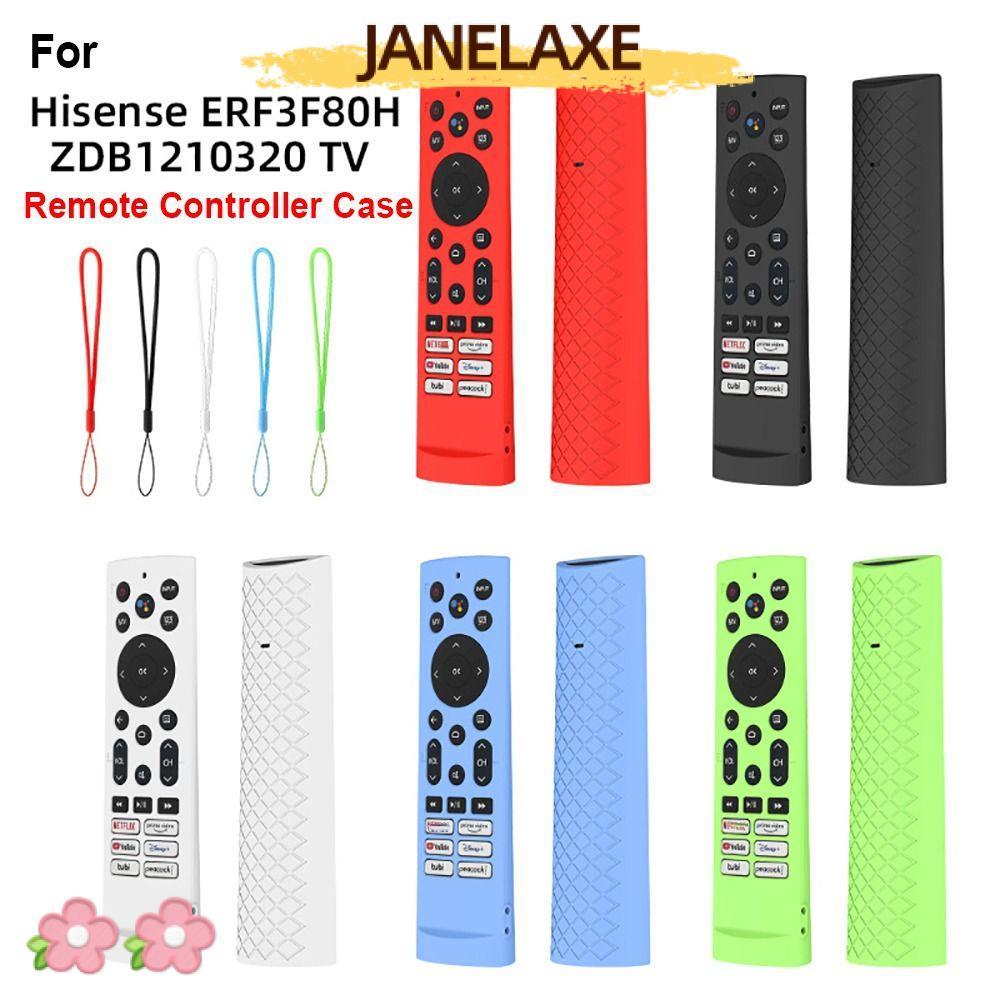 JANELAXE932JN ฝาครอบรีโมทคอนโทรลทีวี, ซิลิโคนนุ่มป้องกัน, สีสันในครัวเรือนกันกระแทกล้างทําความสะอาดไ