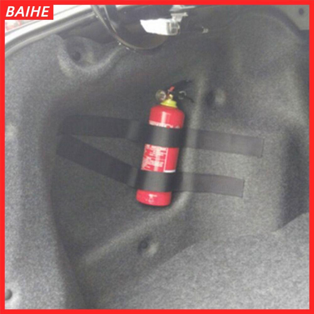 BAIHE 25 ชิ้นผ้าพันแผลไนลอนสีดํา Deduct กระเป๋าท้ายรถ