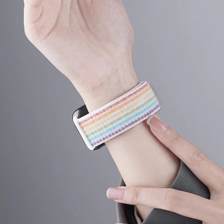 สายรัดไนลอน for Redmi Watch 6 5 4 สายรัดข้อมือแบบปรับได้ สายรัดข้อมือเปลี่ยนอุปกรณ์เสริม for Mi Band 8 Pro/10 9 Pro