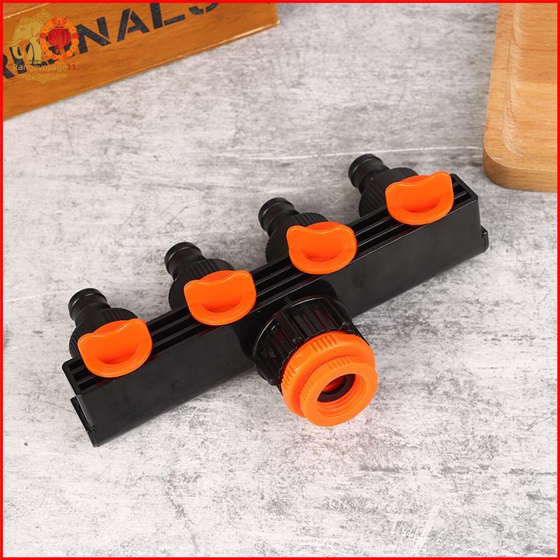 [RG1] ตัวแยกวาล์ว 1/2 3/4" 1 ตัวเชื่อมต่อรดน้ําผู้จัดจําหน่าย 1 ถึง 4 ทางท่อ Splitters สําหรับท่อน้ํ