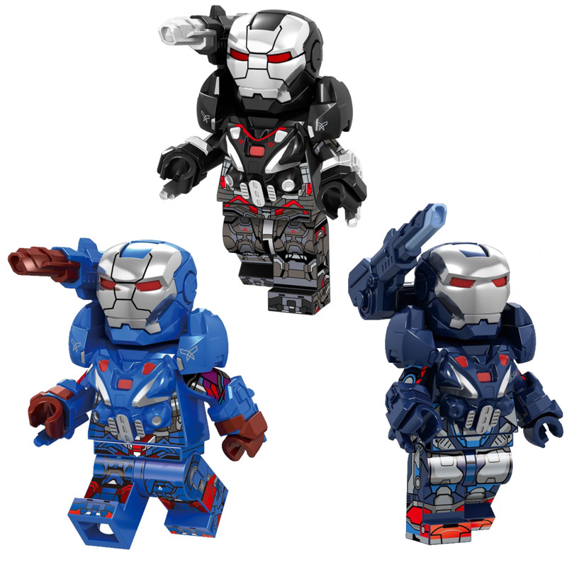 เข้ากันได้กับ Lego Avengers 4 War Robot Building Block Minifigure Iron Man Rescue Mecha ของเล่น WM72