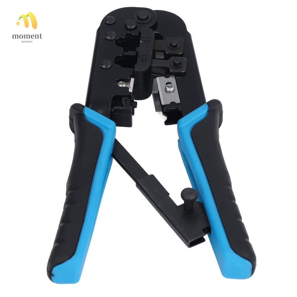 MOMENT RJ45 Crimp TOOL, All-in-One เครื่องตัดลวดในตัวและ Stripper Modular Crimping TOOL, 6 in 1 RJ11