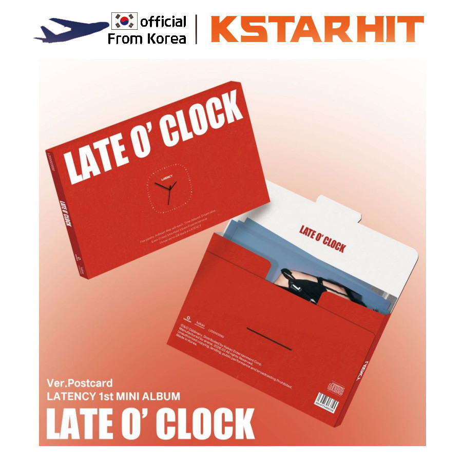 (Postcard Ver.) LATENCY - LATE O’ CLOCK (1st MiNi ALBUM)