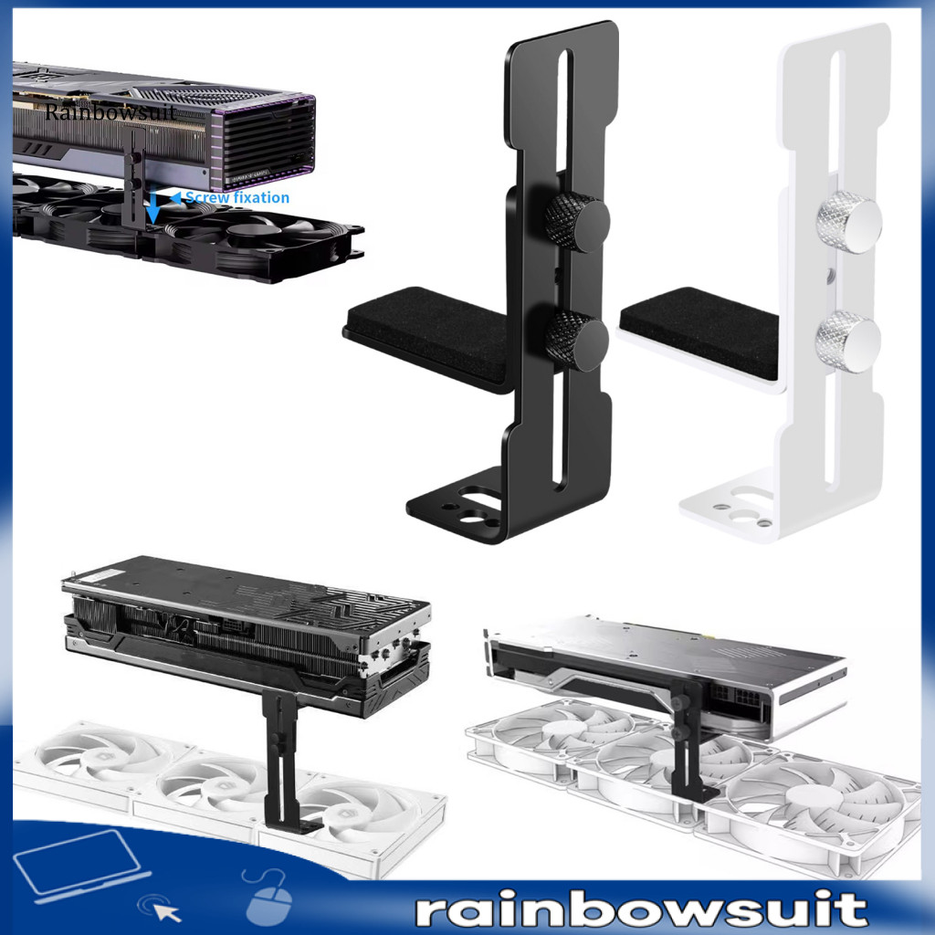 [RB] ที่วางการ์ดกราฟิกคอมพิวเตอร์ Gpu ตัวยึดการ์ดวิดีโอ Gpu ปรับได้ทนทานสําหรับกราฟิกการ์ด – ขาตั้งร