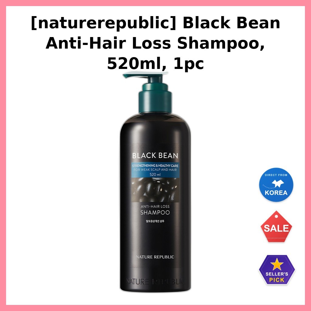 [naturerepublic] ครีม Black Bean Shampoo 520ml