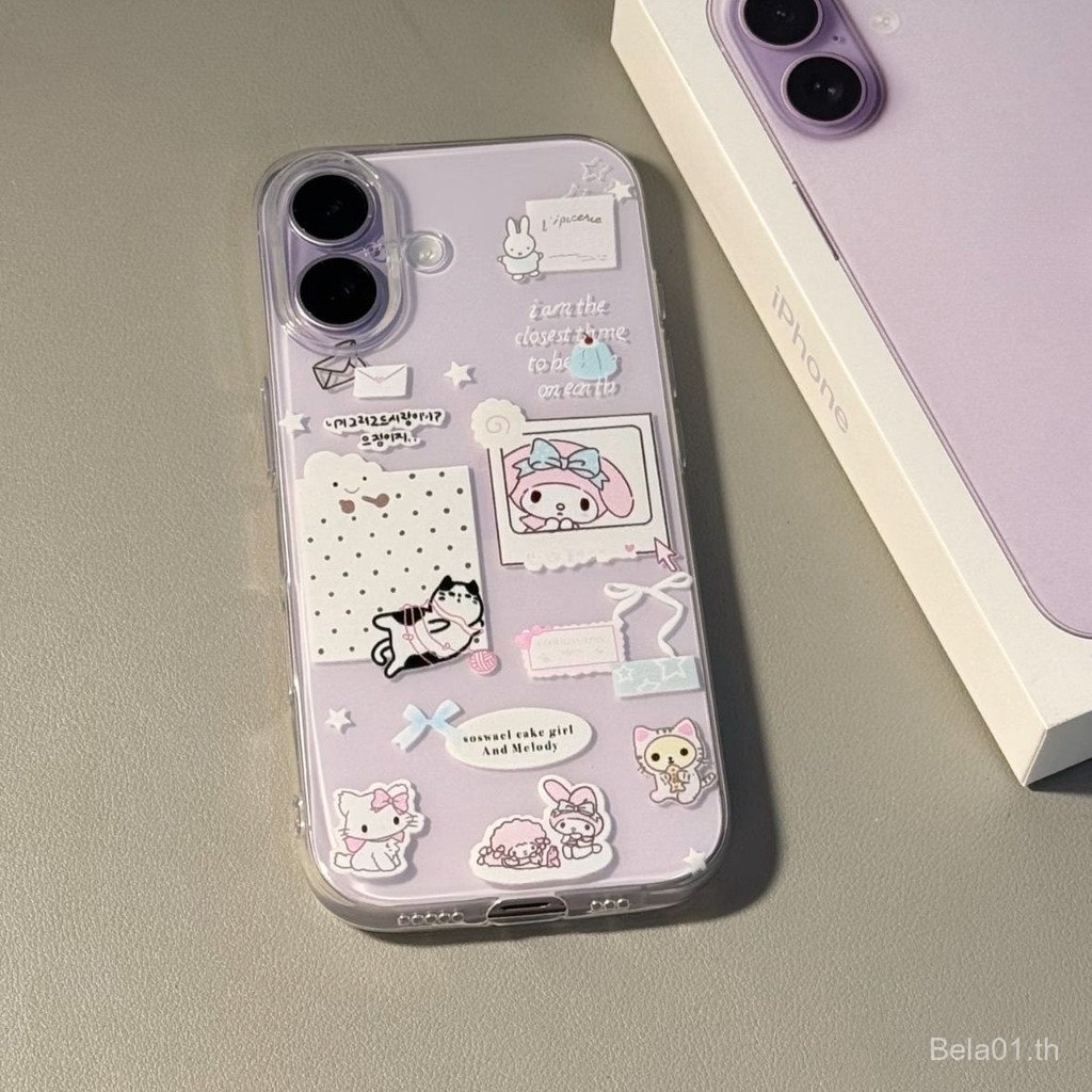 เคสโทรศัพท์ เหมาะสําหรับ iPhone กรอบรูปน่ารัก Melody เหมาะสําหรับ iPhone17 16 15 14 เคสโทรศัพท์ 17pr